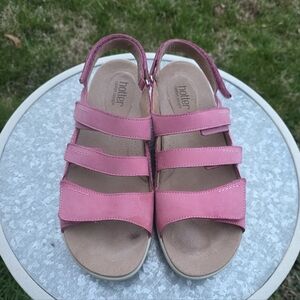 hotter-brand "Comfort Concept" Genuine Suede Strappy Sandals (11 M)